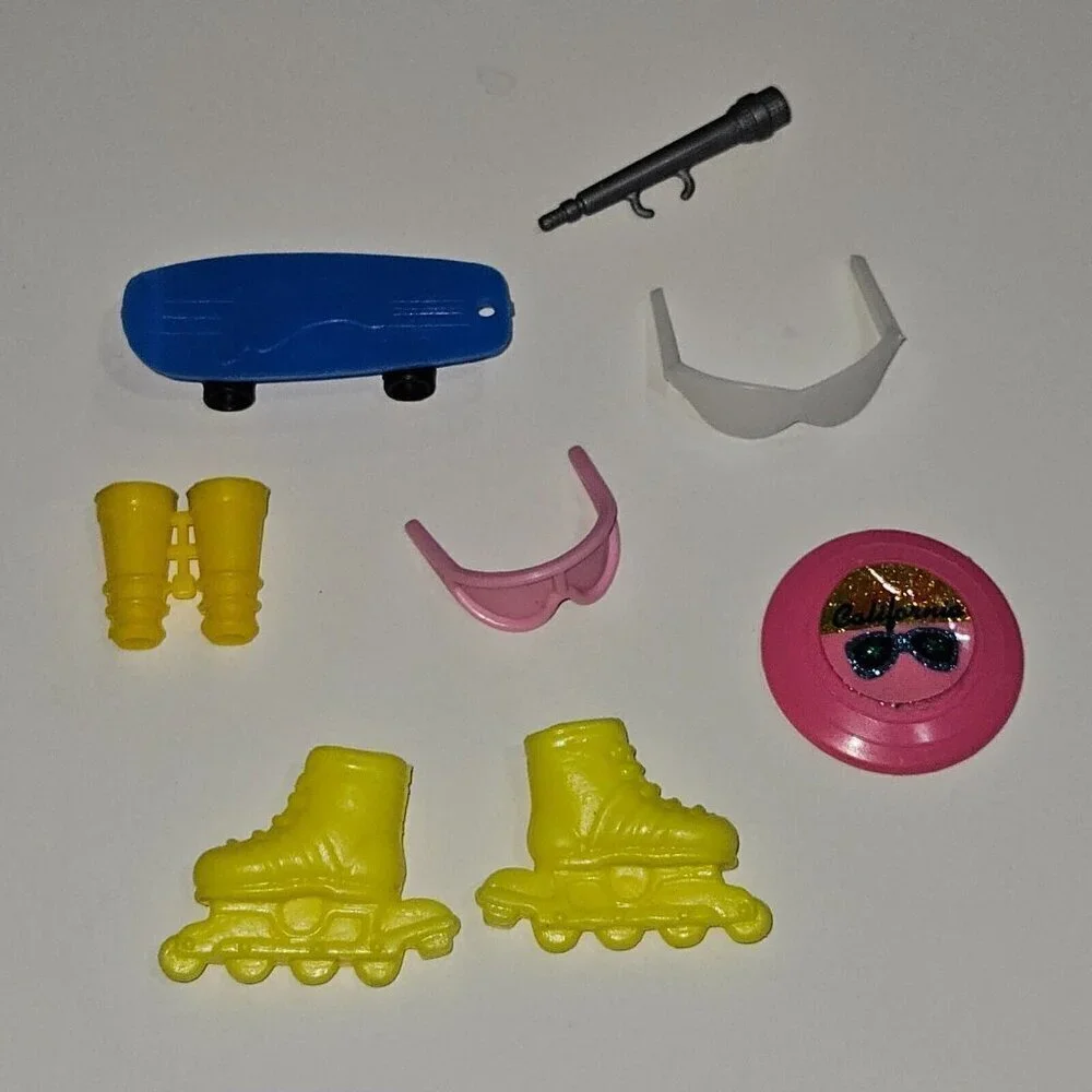 Fashion Doll Sport Accessories Lot Tennis Frisbee Barbie Size Mixed Brands READ